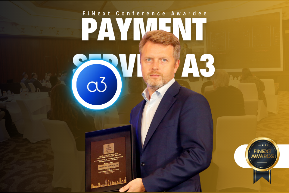 Payment Service A3 Triumphs with Excellence in Finance Companies Award at FiNext Awards in Dubai