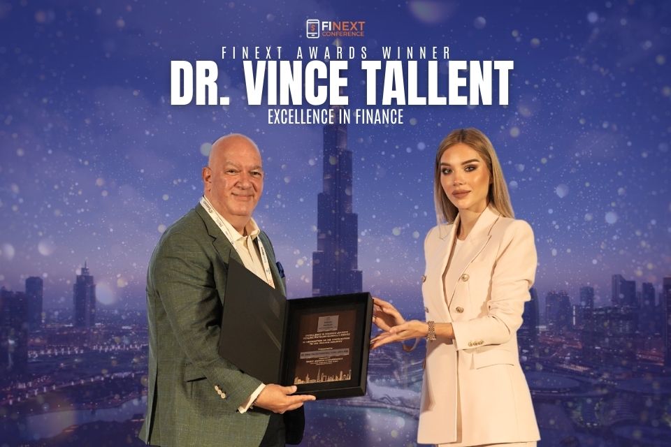 Dr. Vince Tallent Receives Excellence in Finance Award