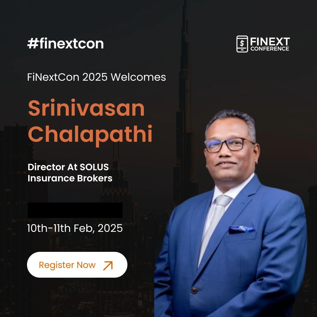 Srinivasan Chalapathi Joins Finext Conference 2025 as Keynote Speaker: A Visionary in Insurance and Reinsurance