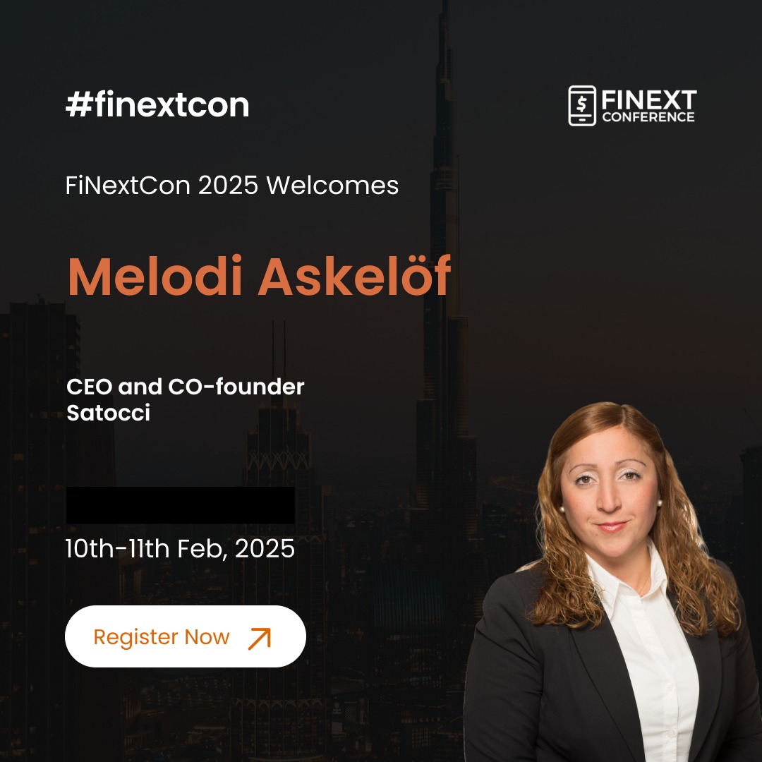 Melodi Askelöf Joins FiNext Conference 2025 as a Visionary Speaker on Social Fintech and Retail Innovation