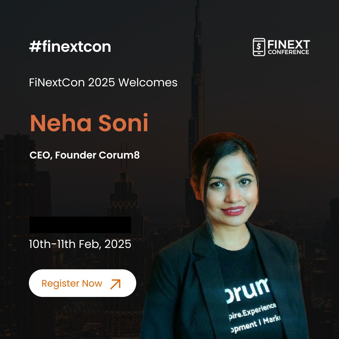 Neha Soni Joins Finext Conference 2025 as a Speaker: Redefining Blockchain Innovation